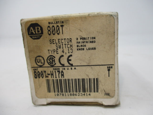 Allen Bradley via TCS 800TH17A Ser. T NSFP (WH) 800T H17A