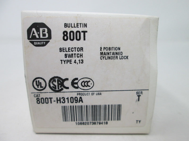 Allen Bradley via TCS 800TH3109A Ser. T NSFP (WH) 800T H3109A