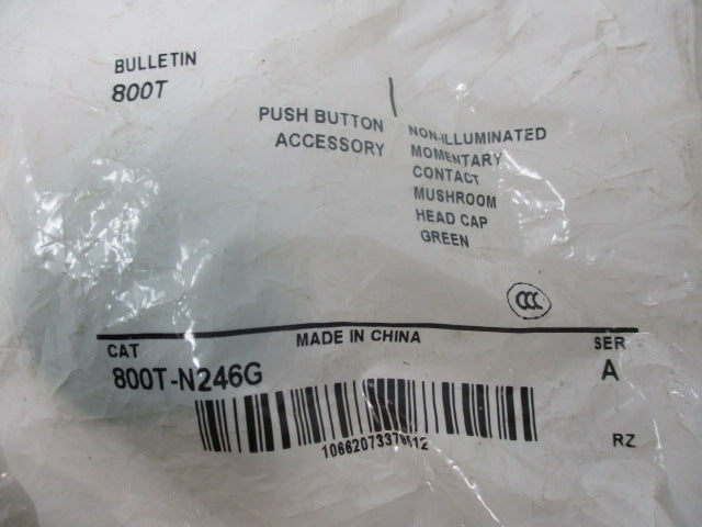 Allen Bradley via TCS 800TN246G Ser. A NSFP 800T N246G