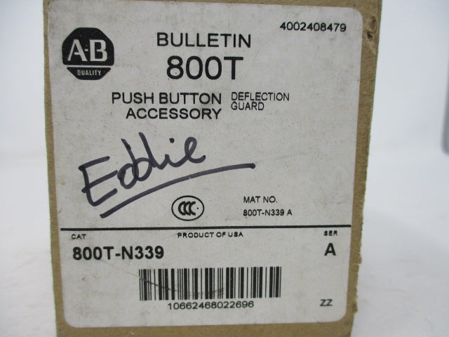 Allen Bradley via TCS 800TN339 Ser. A NSFP (BR/WH) 800T N339