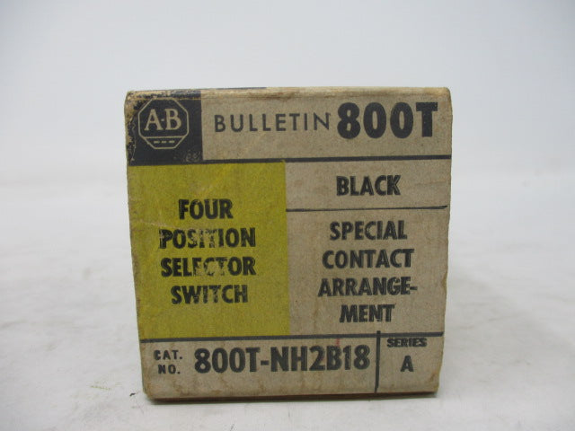 Allen Bradley via TCS 800TNH2B18 Ser. A NSFP (BK/YL) 800T NH2B18