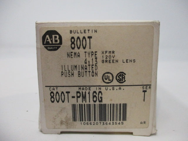 Allen Bradley via TCS 800TPM16G Ser. T NSFP (WH) 800T PM16G