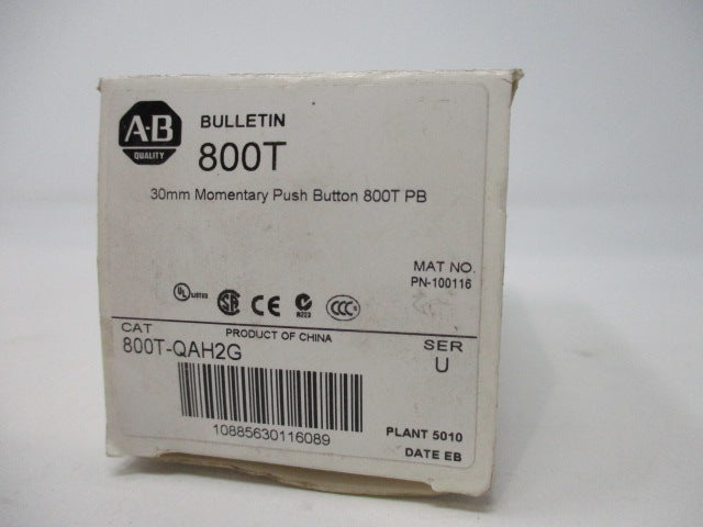 Allen Bradley via TCS 800TQAH2G Ser. U NSFP (WH) 800T QAH2G