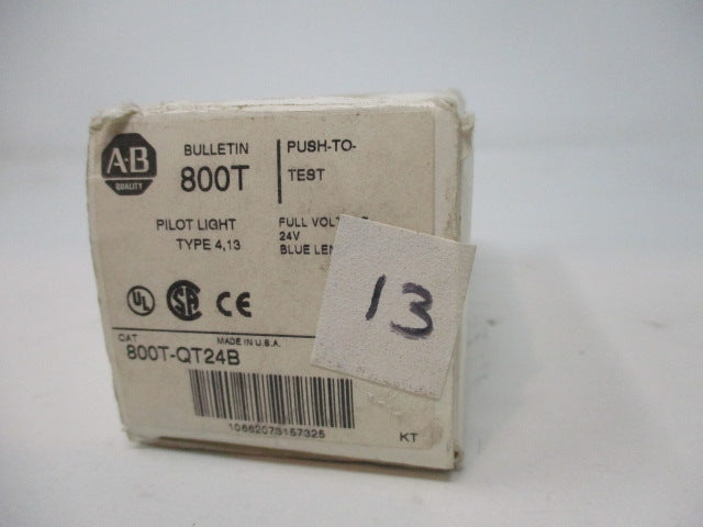 Allen Bradley via TCS 800TQT24B NSFP (WH) 800T QT24B