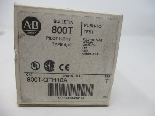 Allen Bradley via TCS 800TQTH10A Ser. T NSFP (WH) 800T QTH10A
