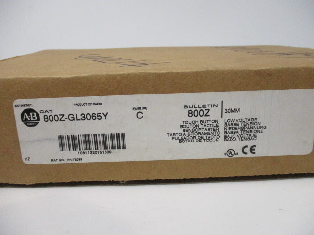 Allen Bradley via TCS 800ZGL3065Y Ser. C NSFP (BR/WH) 800Z GL3065Y