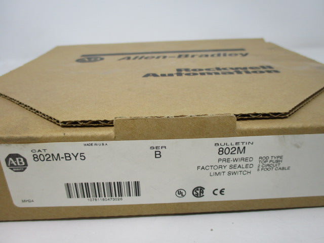 Allen Bradley via TCS 802MBY5 Ser. B NSFP (BR/WH) 802M BY5
