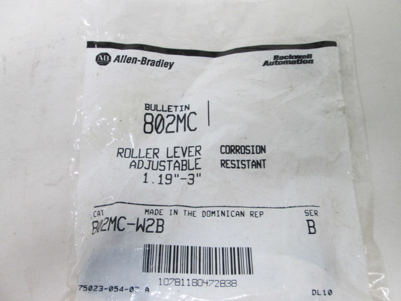 Allen Bradley via TCS 802MCW2B Ser. B NSFP 802MC W2B