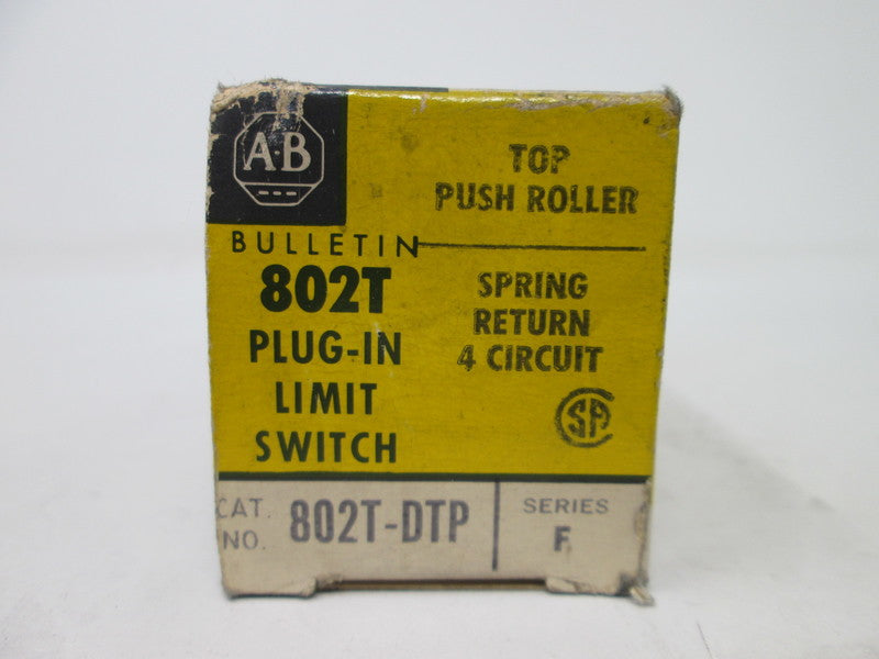 Allen Bradley via TCS 802TDTP Ser. F NSFP (BK/YL) 802T DTP