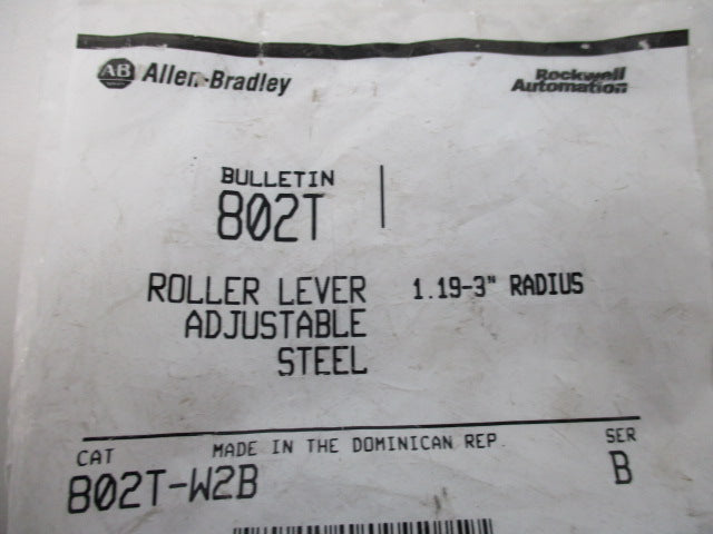 Allen Bradley via TCS 802TW2B Ser. B NSFP 802TW2B