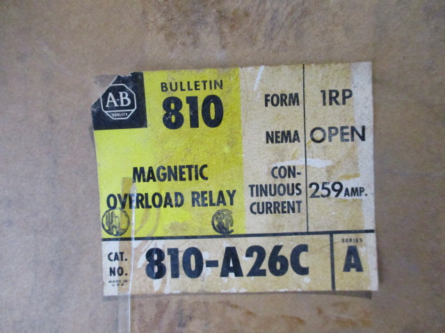 Allen Bradley via TCS 810A26C Ser. A NSFP (BR/YL) 810 A26C