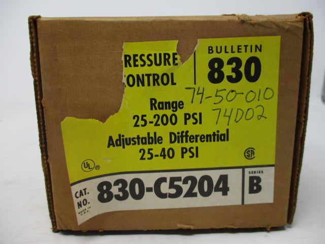 Allen Bradley via TCS 830C5204 Ser. B NSFP (BR/YL) 830 C5204