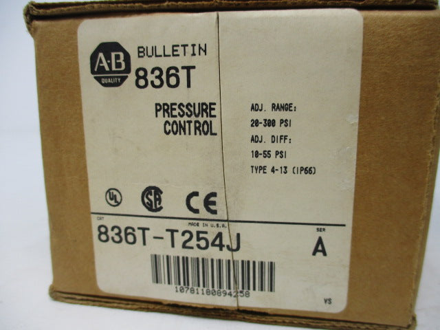 Allen Bradley via TCS 836T254J Ser. A NSFP (BR/WH) 836T 254J