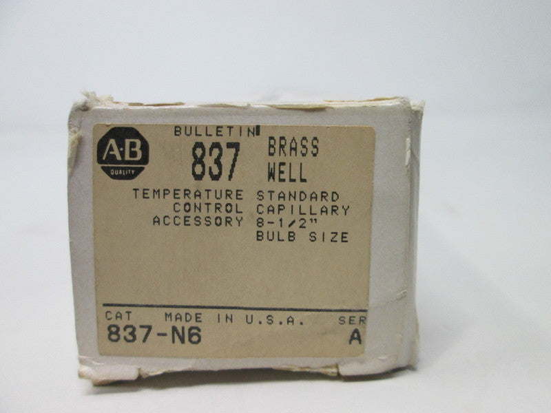Allen Bradley via TCS 837N6 Ser. A NSFP (WH) 837 N6