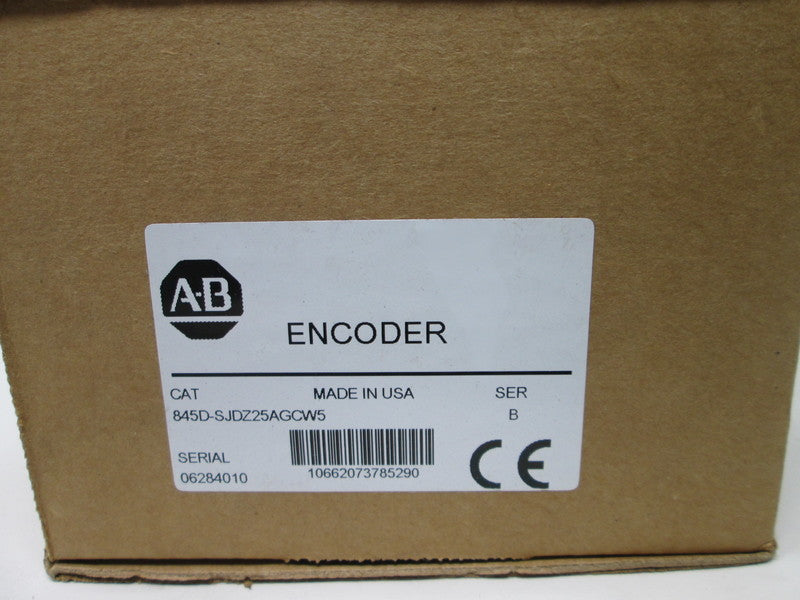 Allen Bradley via TCS 845DSJDZ25AGCW5 Ser. B NSFP (BR/WH) 845D SJDZ25AGCW5