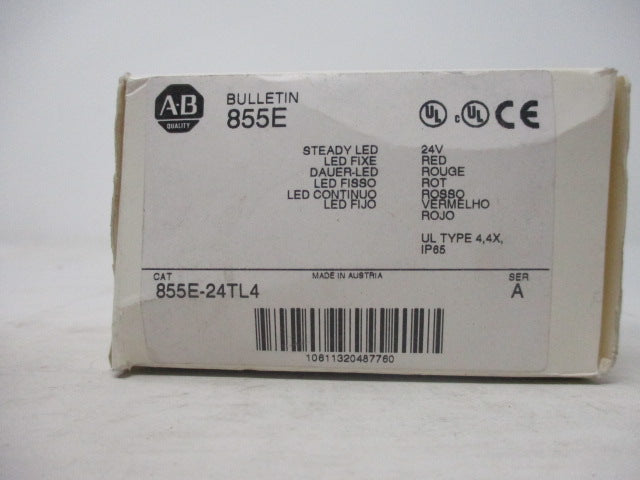 Allen Bradley via TCS 855E24TL4 Ser. A NSFP (WH) 855E 24TL4