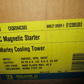 Square D 8930CEQ6594C08X NSFP * GENUINE * 8930 CEQ6594C08X * NEW IN BOX *