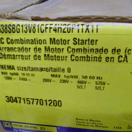 Square D 8538-SBG13V81CFF4H20P1TX11 NSFP ** GENUINE **