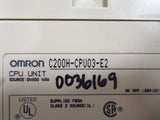Omron C200H-CPU03-E2 CPU PWR SUPPLY W/ MEMORY C200HME831 ** GENUINE **
